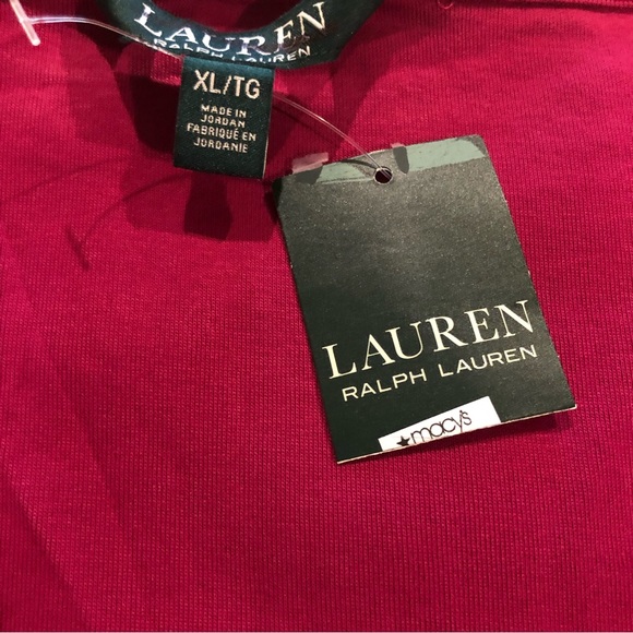 NWT Lauren Ralph Lauren Fuchsia Blouse XL - Picture 3 of 8